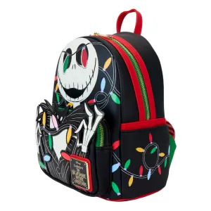 Nightmare before Christmas by Loungefly Mini Backpack Jack Light Up