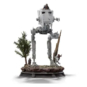 Star Wars Demi Art Scale Statue 1/20 AT-ST and Chewbacca 53 cm Iron Studios